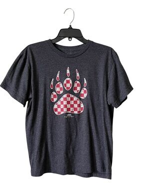 Vans Youth Short Sleeve Tee Size XL Charcoal Gray Claw Cotton Short Slv Skater